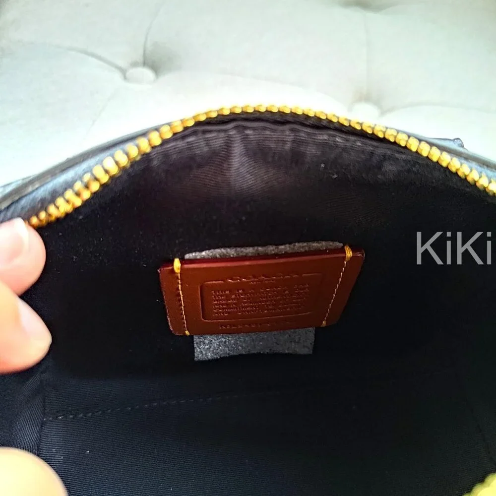 Coach Mini Rowan Crossbody Bag In Signature Canvas With Cherry Print CY741 - Picture 13 of 17
